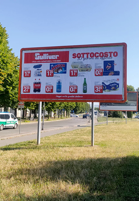 Union Pubbli3, Affissioni presso il Centro Commerciale Panorama di Alessandria Union Pubbli3, Affissioni presso il Centro Commerciale Panorama di Alessandria