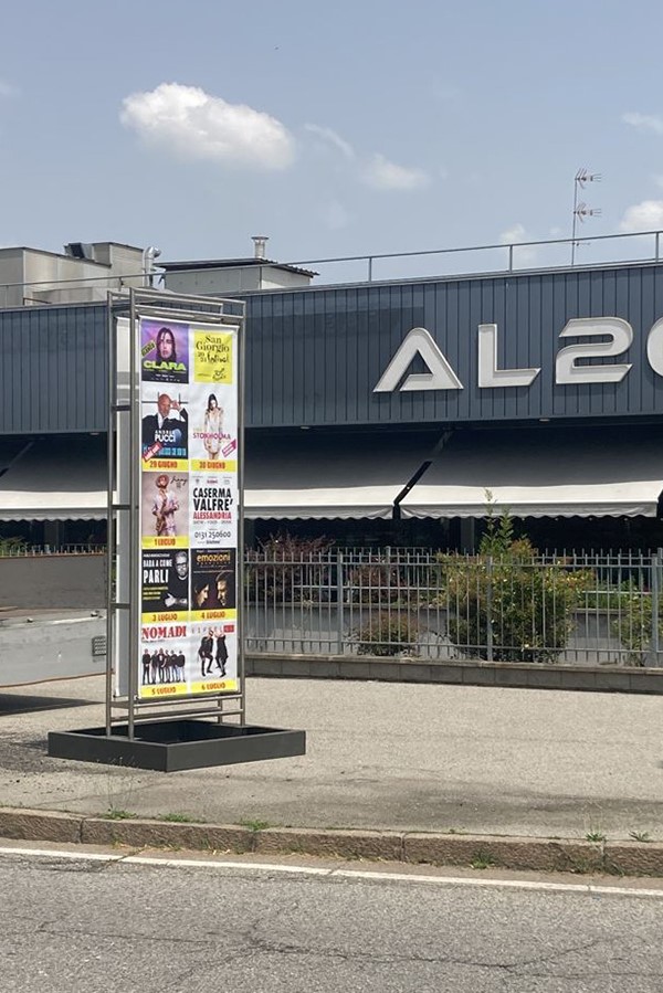 Union Pubbli3, Affissioni presso il Centro Commerciale Panorama di Alessandria